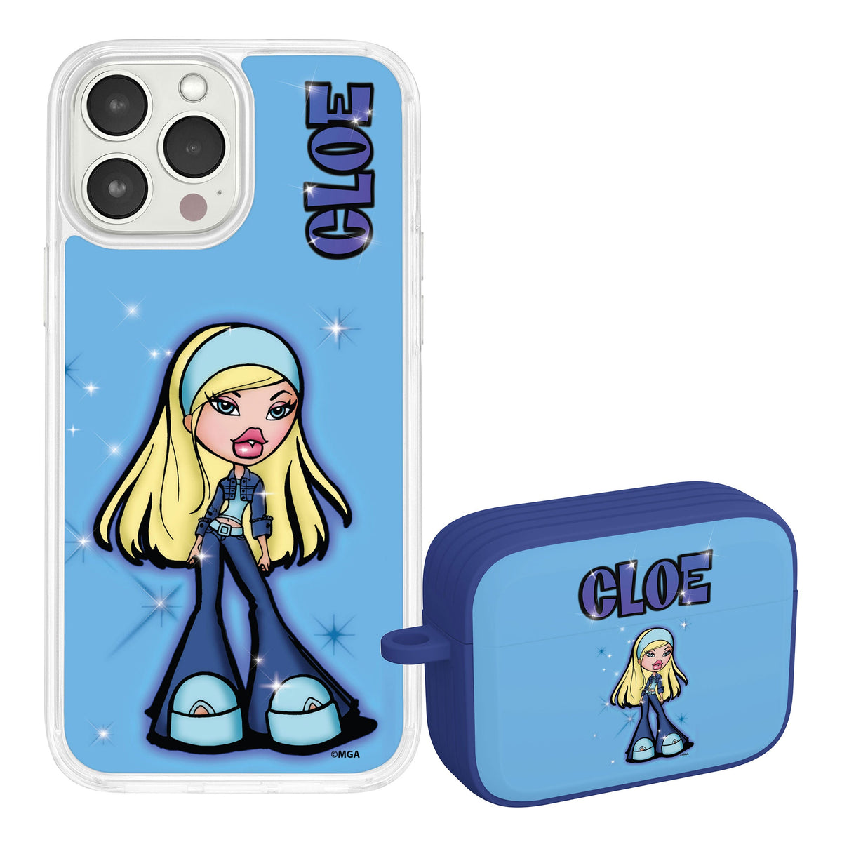 Bratz® Passion For Fashion HD Apple iPhone 15 Mag-Safe Phone Case and AirPods Pro Combo Package