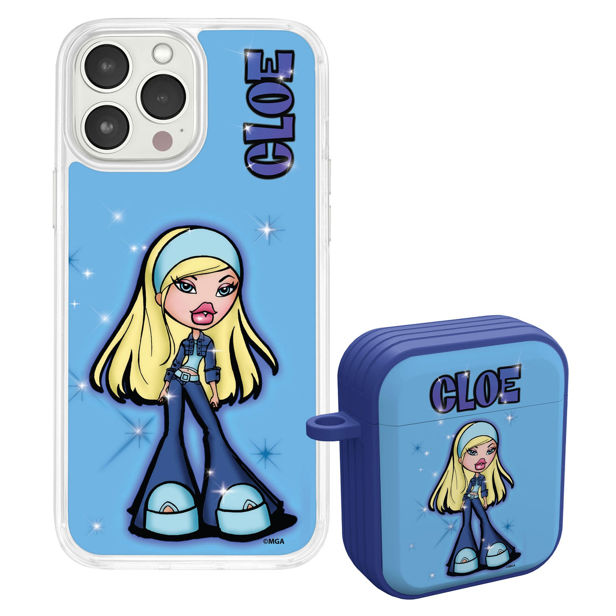 Bratz® Passion For Fashion HD Apple iPhone 12 Mag-Safe Phone Case and AirPods Gen 1 & 2 Combo Package