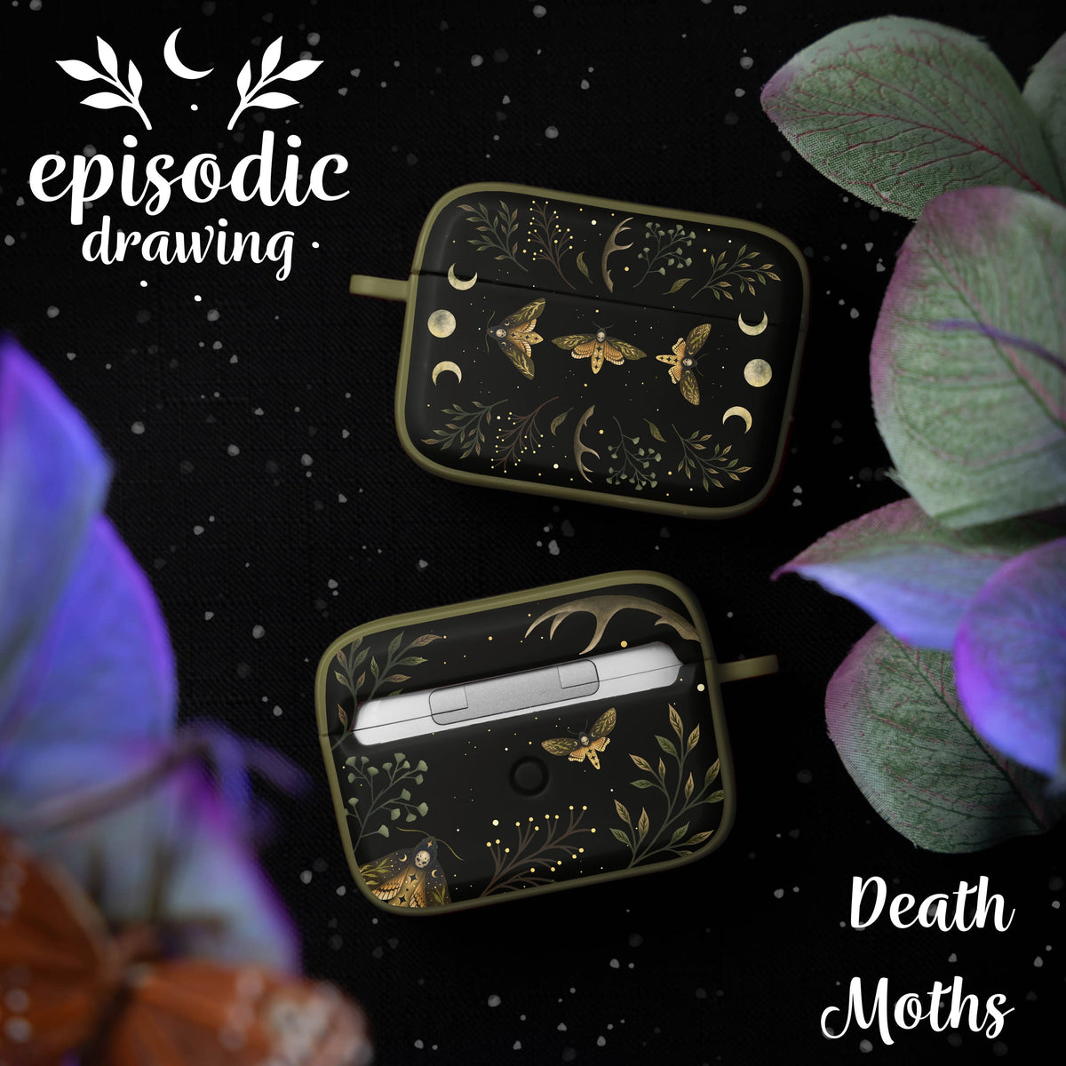 Episodic Drawing Enchanted Collection HDX Apple AirPods Pro 1 & 2 Case Cover