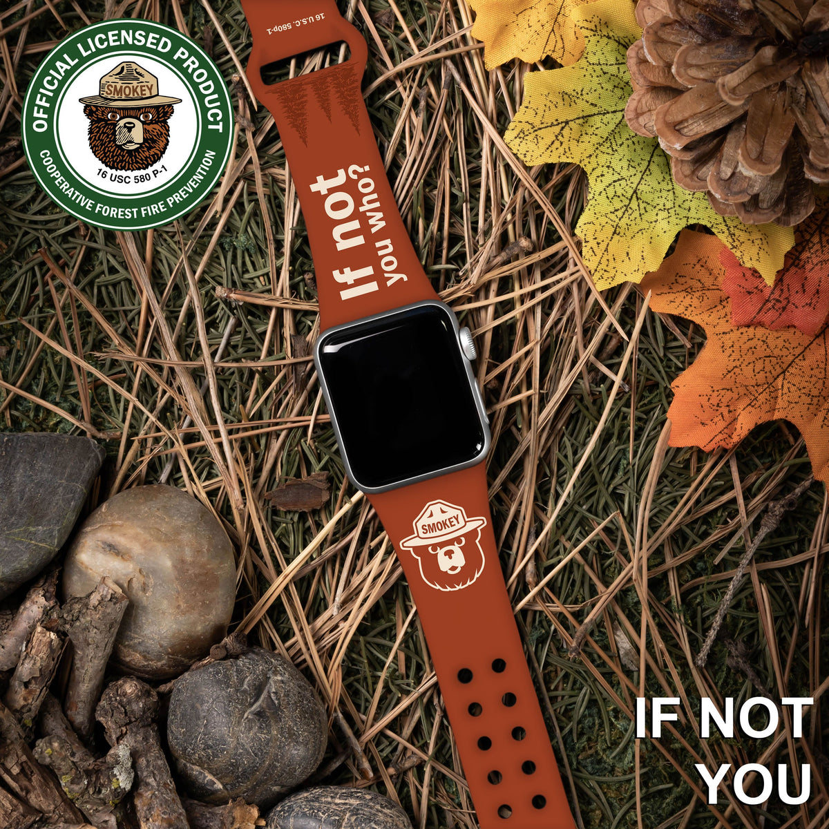 Smokey Bear Classic HD Apple Watch Band