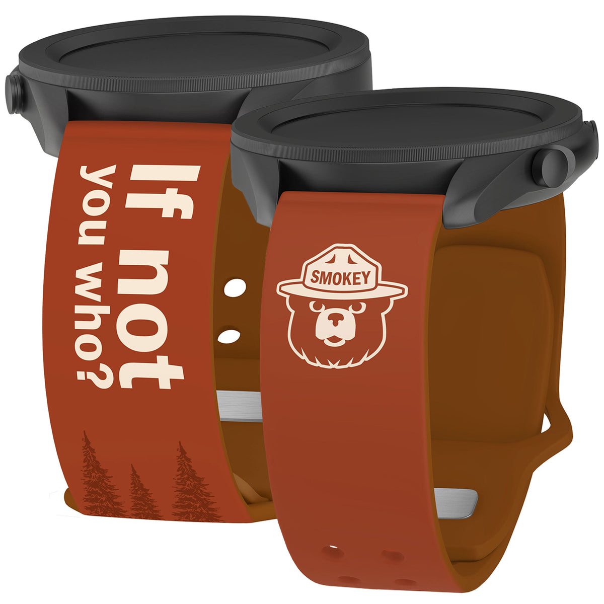 Smokey Bear Classic HD  Watchband for Samsung, Garmin, Fossil, and More
