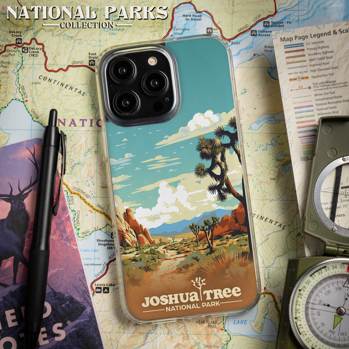 National Parks Joshua Tree HD Apple iPhone 12 Series Mag-Safe Phone Case