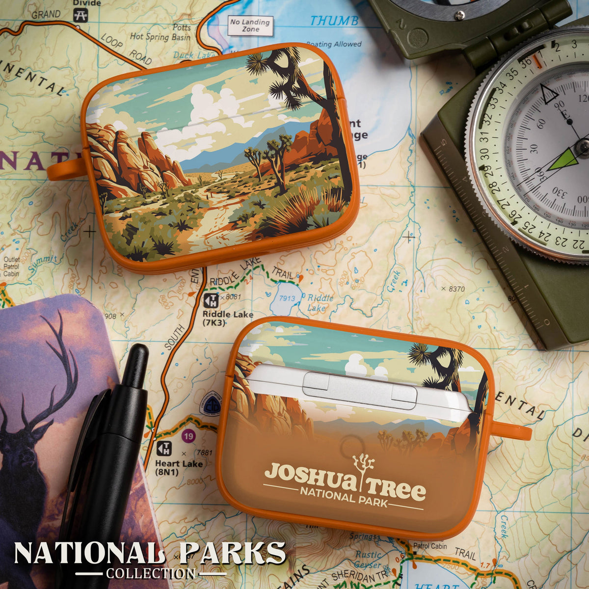 National Parks Joshua Tree HDX Apple Airpods Pro 1 & 2 Case Cover
