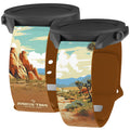 National Parks Joshua Tree HD Watchband for Samsung, Garmin, Fossil, and More - Arleathercraft Joshua Tree / 20mm / Short