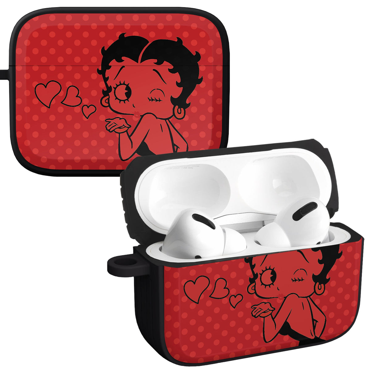 Betty Boop Classic HDX Apple AirPods Pro 1 & 2 Case Cover