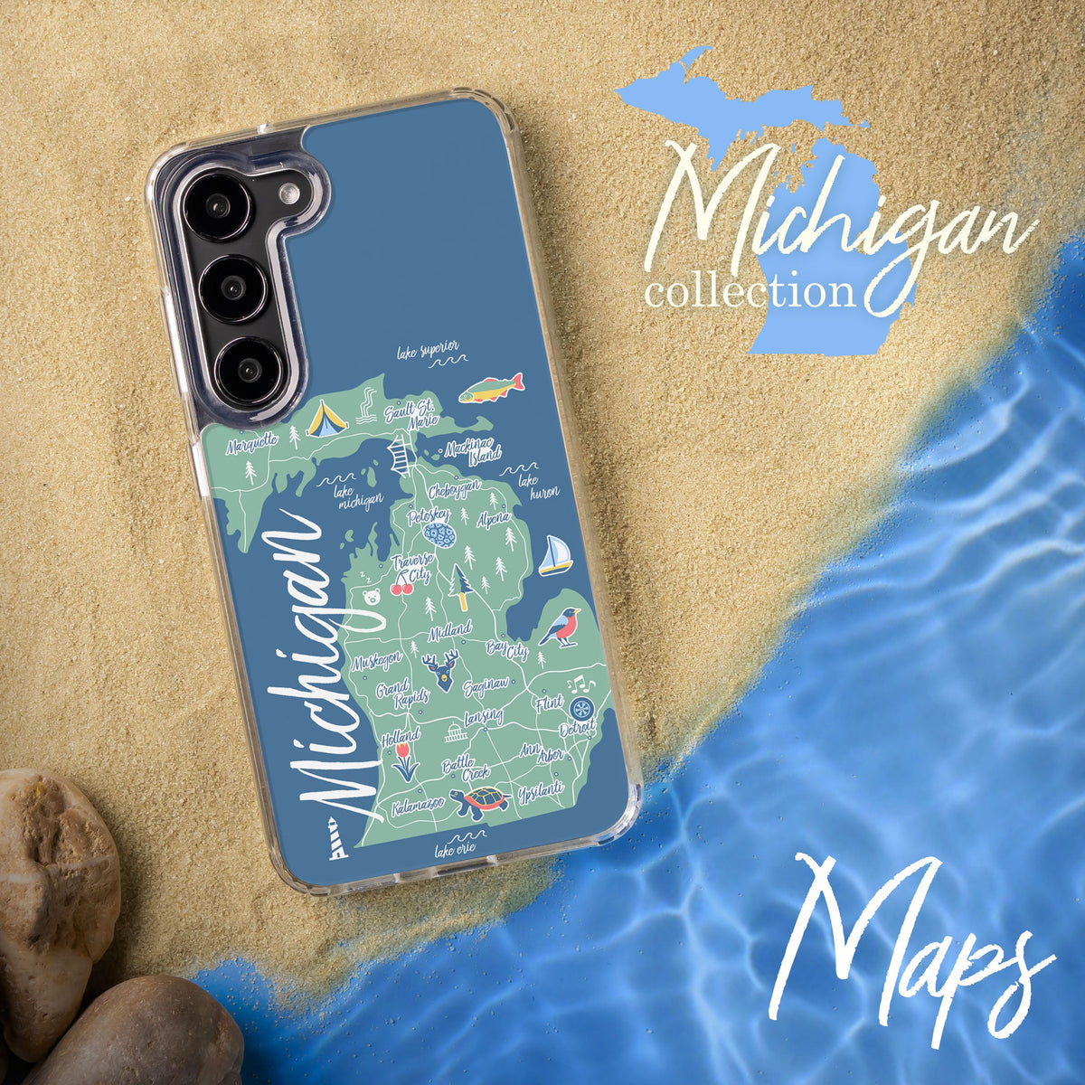 Michigan HD Samsung Galaxy S23 Phone Case