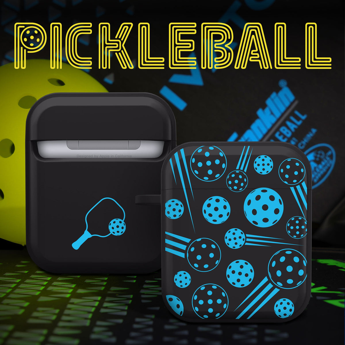 Pickleball HDX Apple AirPods Gen 1 & 2 Case Cover