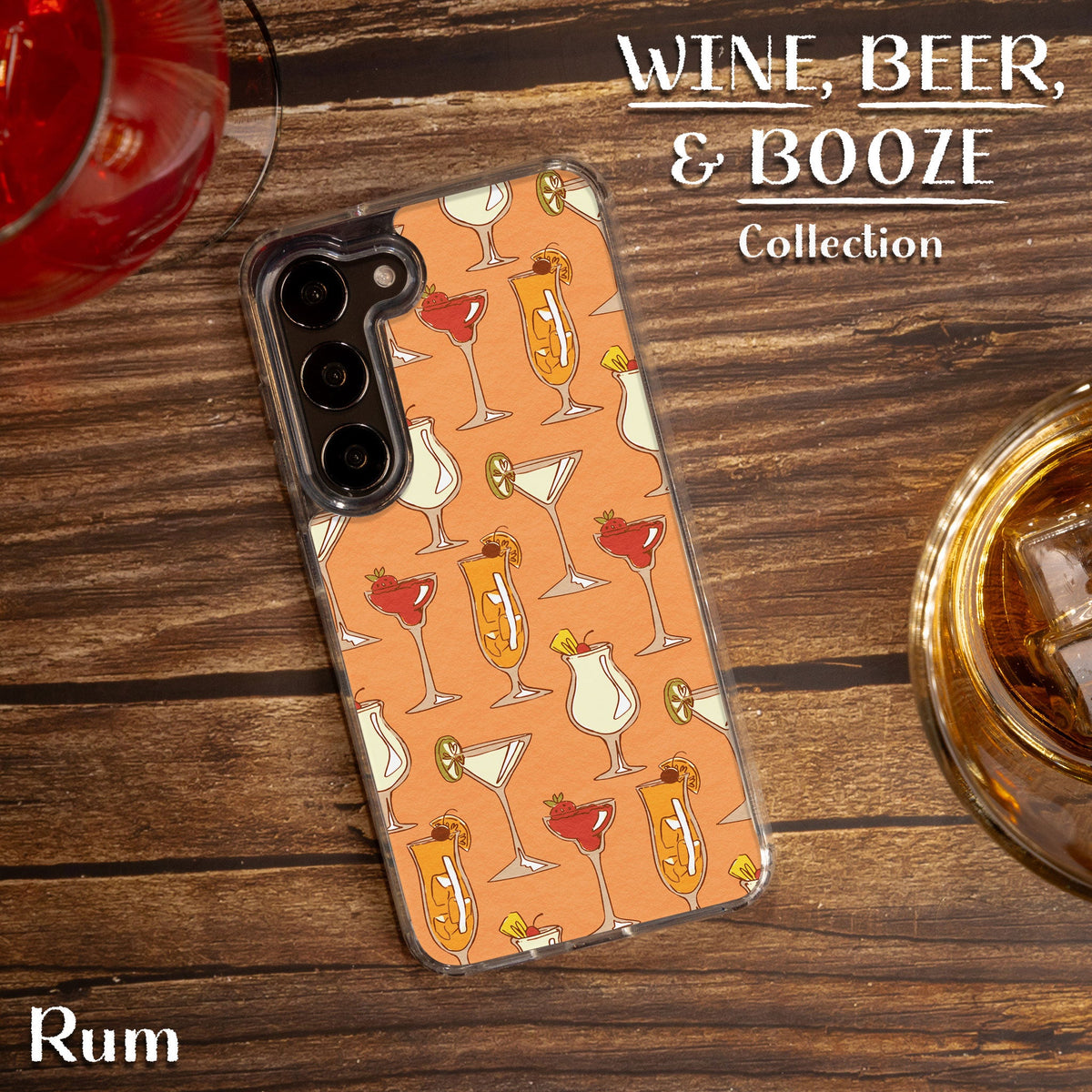 Wine, Beer, & Booze HD Samsung Galaxy S22 Phone Case