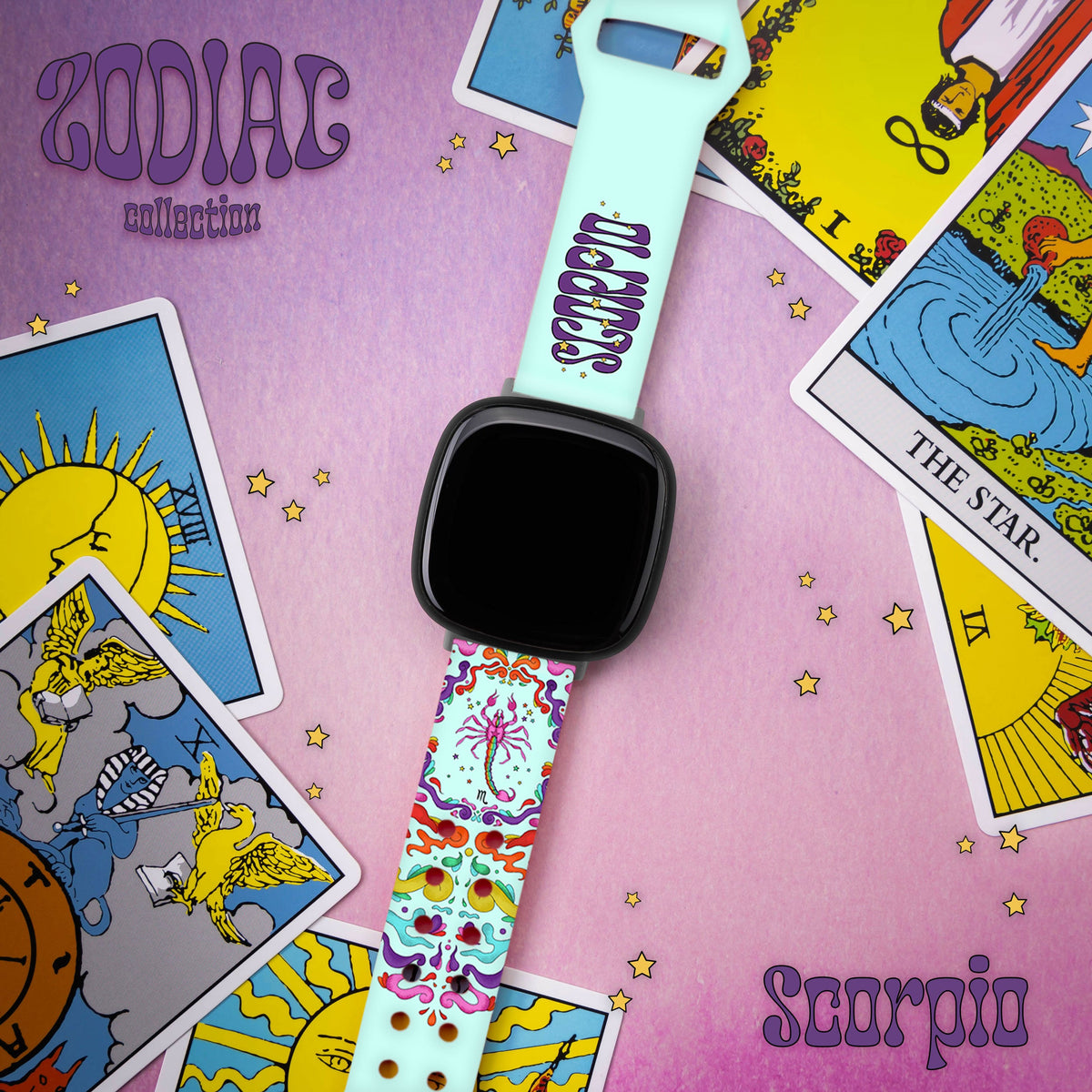 Zodiac Collection HD Fitbit Versa 3 & Sense 1 Watch Band