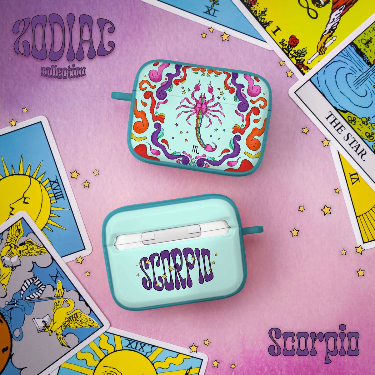 Zodiac Collection HDX Apple AirPods Pro 1 & 2 Case Cover