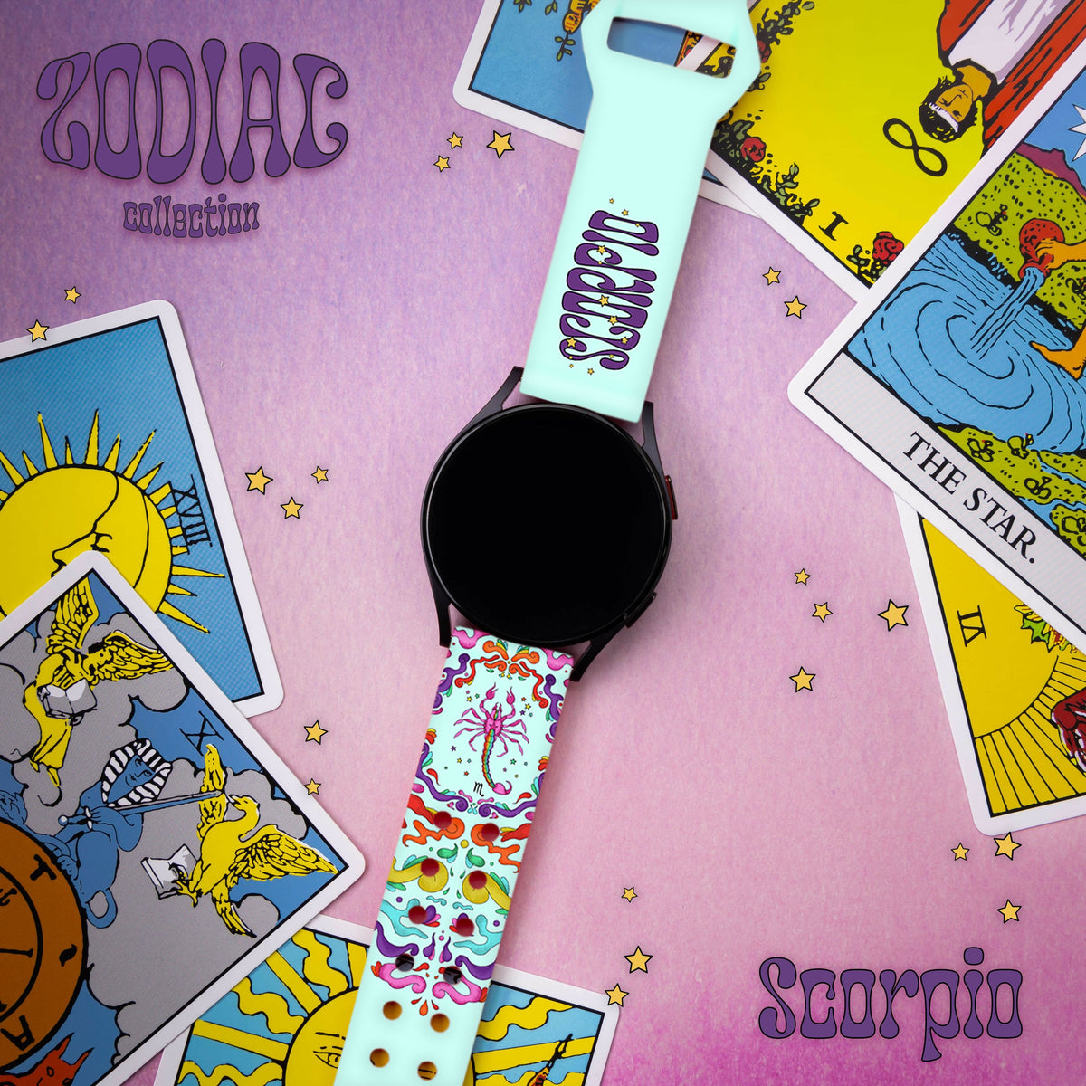 Zodiac Collection HD  Watchband for Samsung, Garmin, Fossil, and More