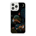 Episodic Drawing Enchanted Collection HD Apple iPhone 15 Series Mag-Safe Phone Case - Arleathercraft Forest Foxes / iPhone 15 Pro Max
