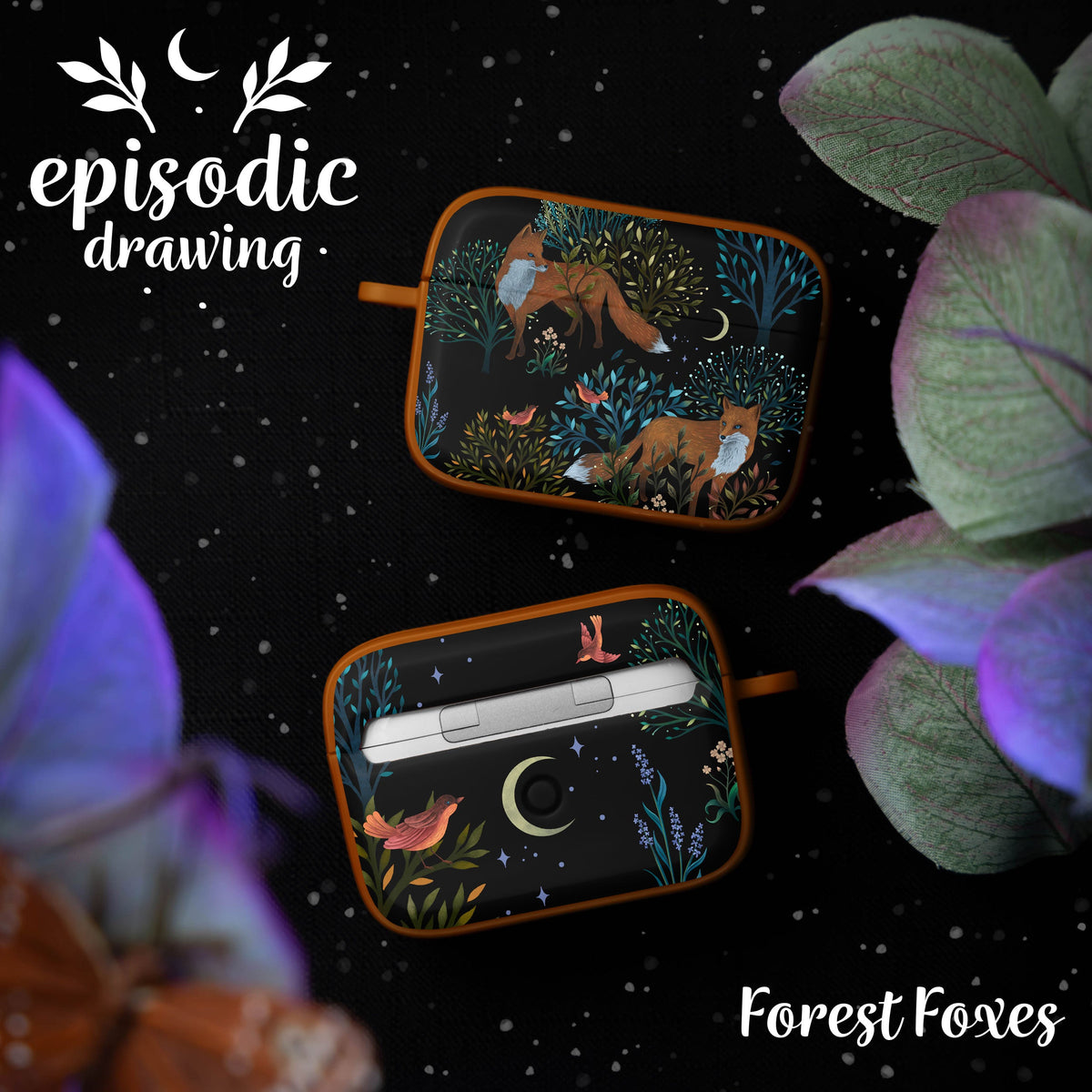 Episodic Drawing Enchanted Collection HDX Apple AirPods Pro 1 & 2 Case Cover
