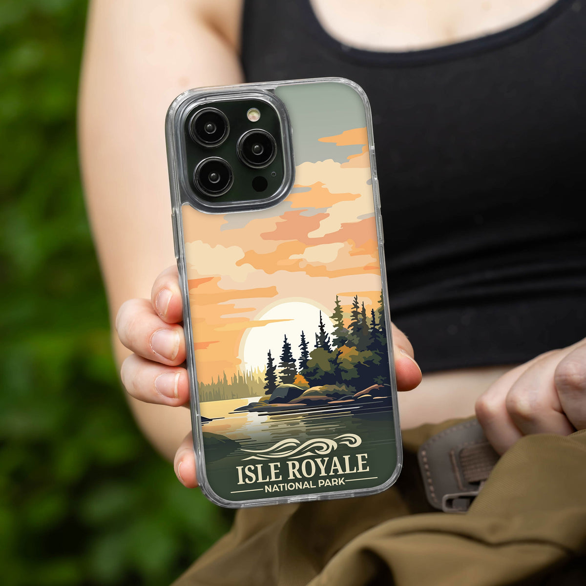 National Parks Isla Royale HD Apple iPhone 16 Mag-Safe Phone Case