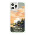 National Parks Isla Royale HD Apple iPhone 15 Series Mag-Safe Phone Case - Arleathercraft Isla Royale / iPhone 15 Pro Max