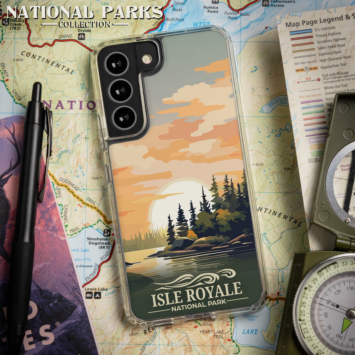 National Parks Isla Royale HD Samsung Galaxy S22 Phone Case