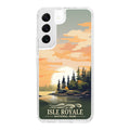 National Parks Isla Royale HD Samsung Galaxy S21 Phone Case - Arleathercraft Isla Royale / Galaxy S21 Ultra