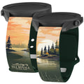 National Parks Isla Royale HD Watchband for Samsung, Garmin, Fossil, and More - Arleathercraft Isla Royale / 20mm / Short