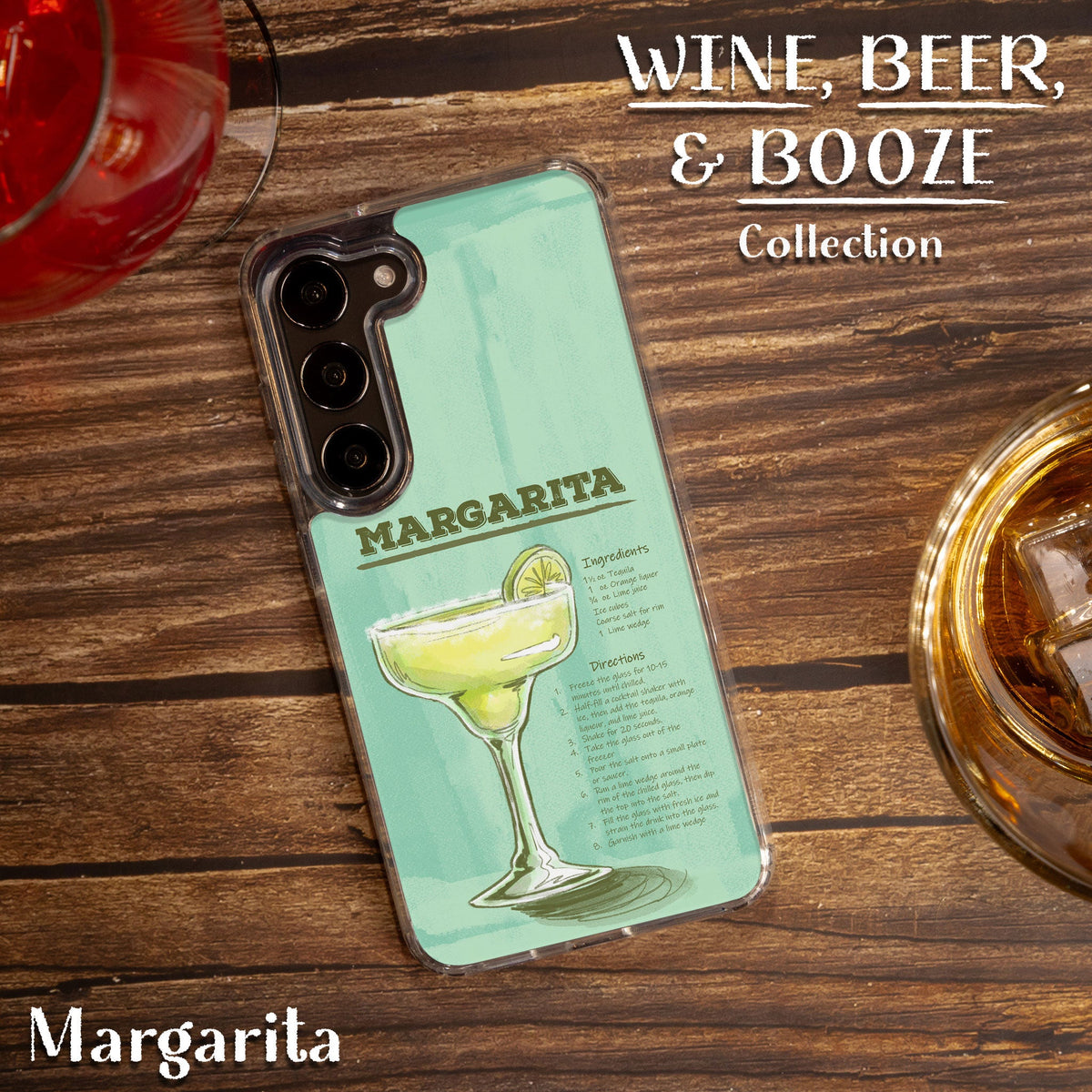 Wine, Beer, & Booze HD Samsung Galaxy S21 Phone Case