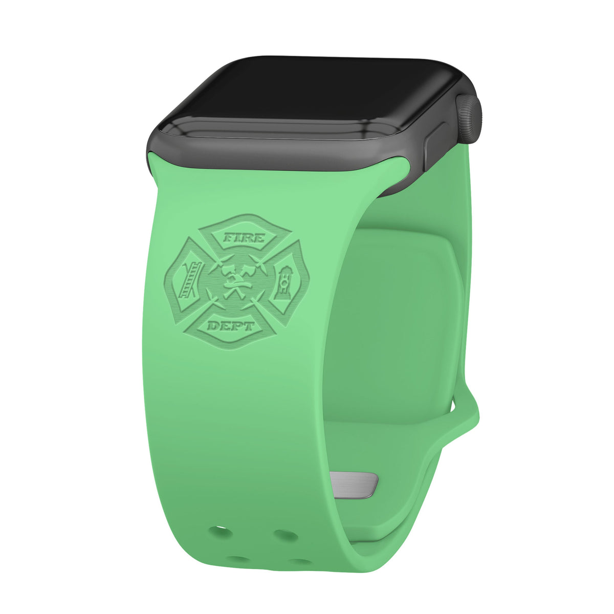 Firefighter First Responder Engraved  Apple Watch Band