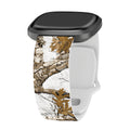 Realtree Edge HD Fitbit Versa 3 and Sense 1 Watch Band - Arleathercraft Snow / Short