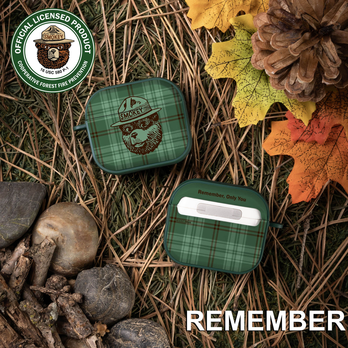 Smokey Bear Classic HDX Apple AirPods Gen 3 Case Cover