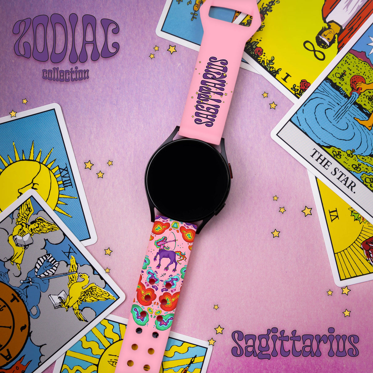 Zodiac Collection HD  Watchband for Samsung, Garmin, Fossil, and More