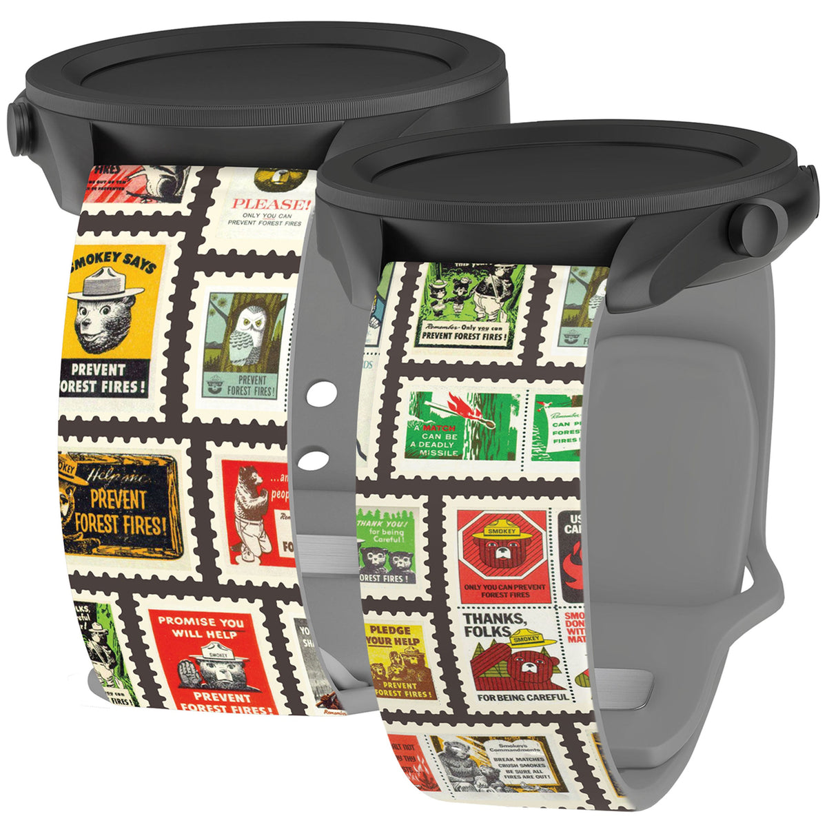 Smokey Bear Classic HD  Watchband for Samsung, Garmin, Fossil, and More