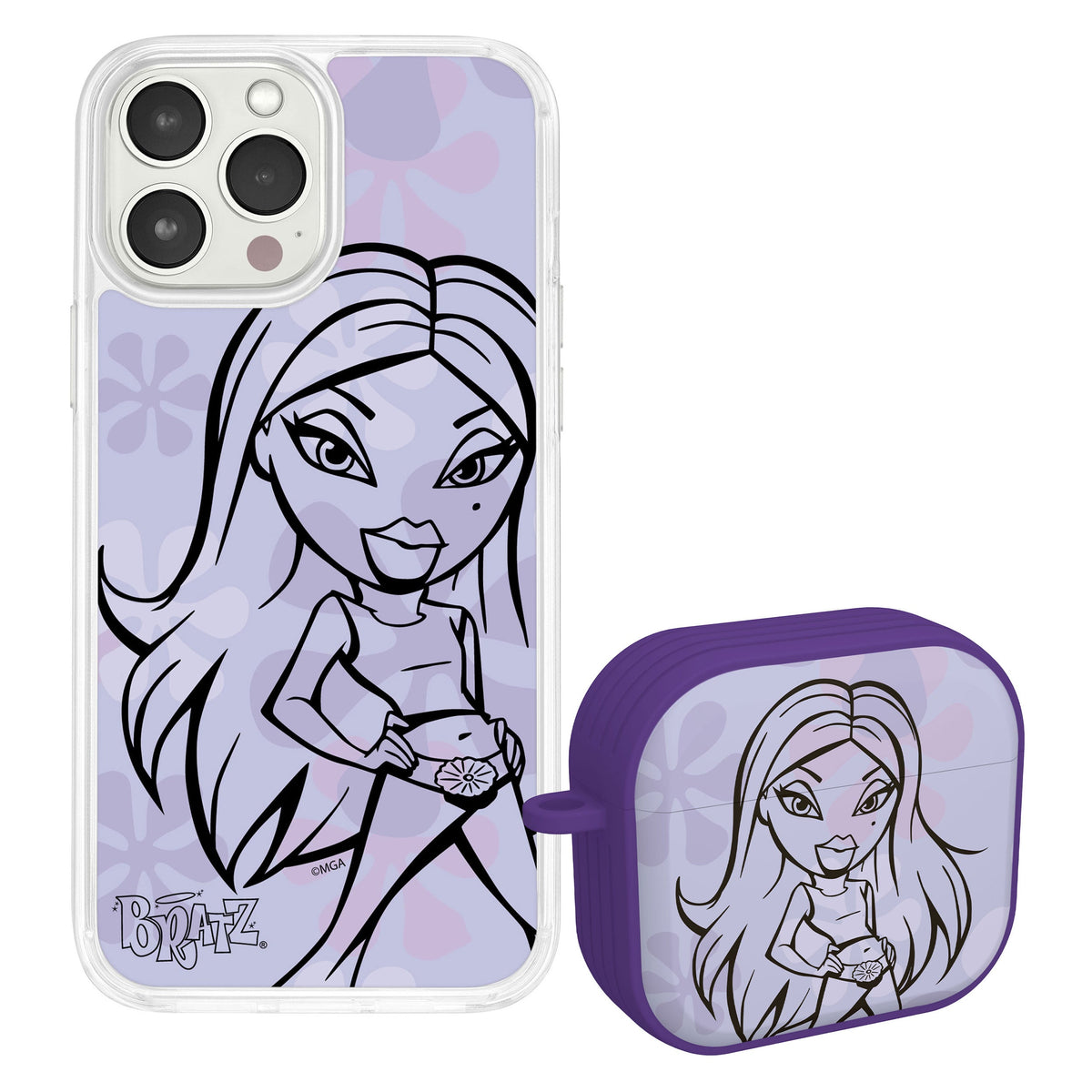 Bratz® Passion For Fashion HD Apple iPhone 12 Mag-Safe Phone Case and AirPods Gen 3 Combo Package
