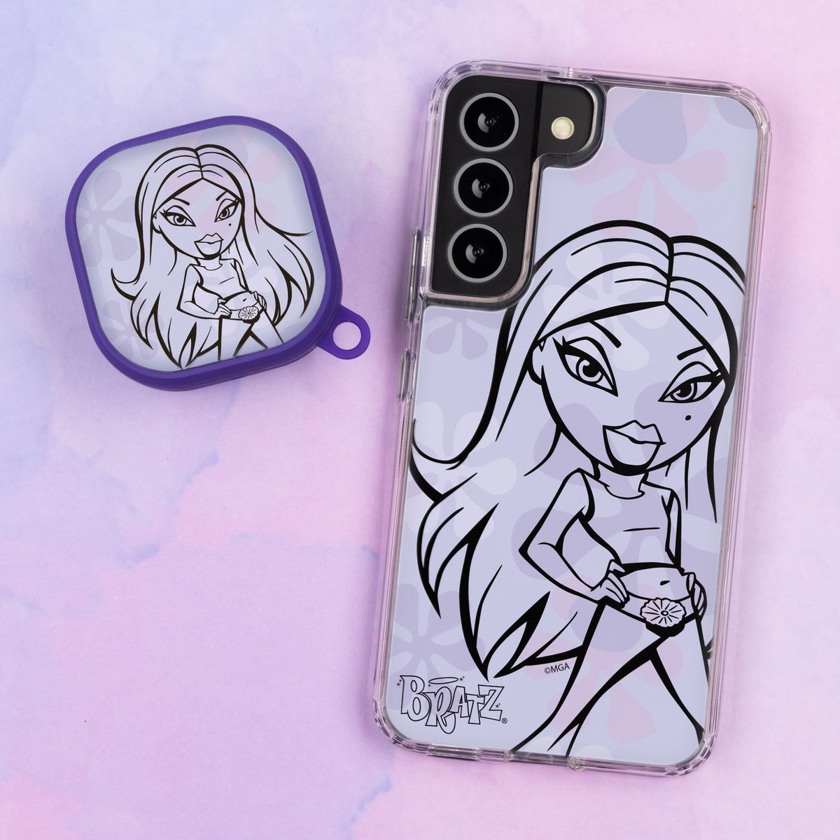Bratz® Passion For Fashion HD Samsung Galaxy S23 Series and Buds Pro Combo Package