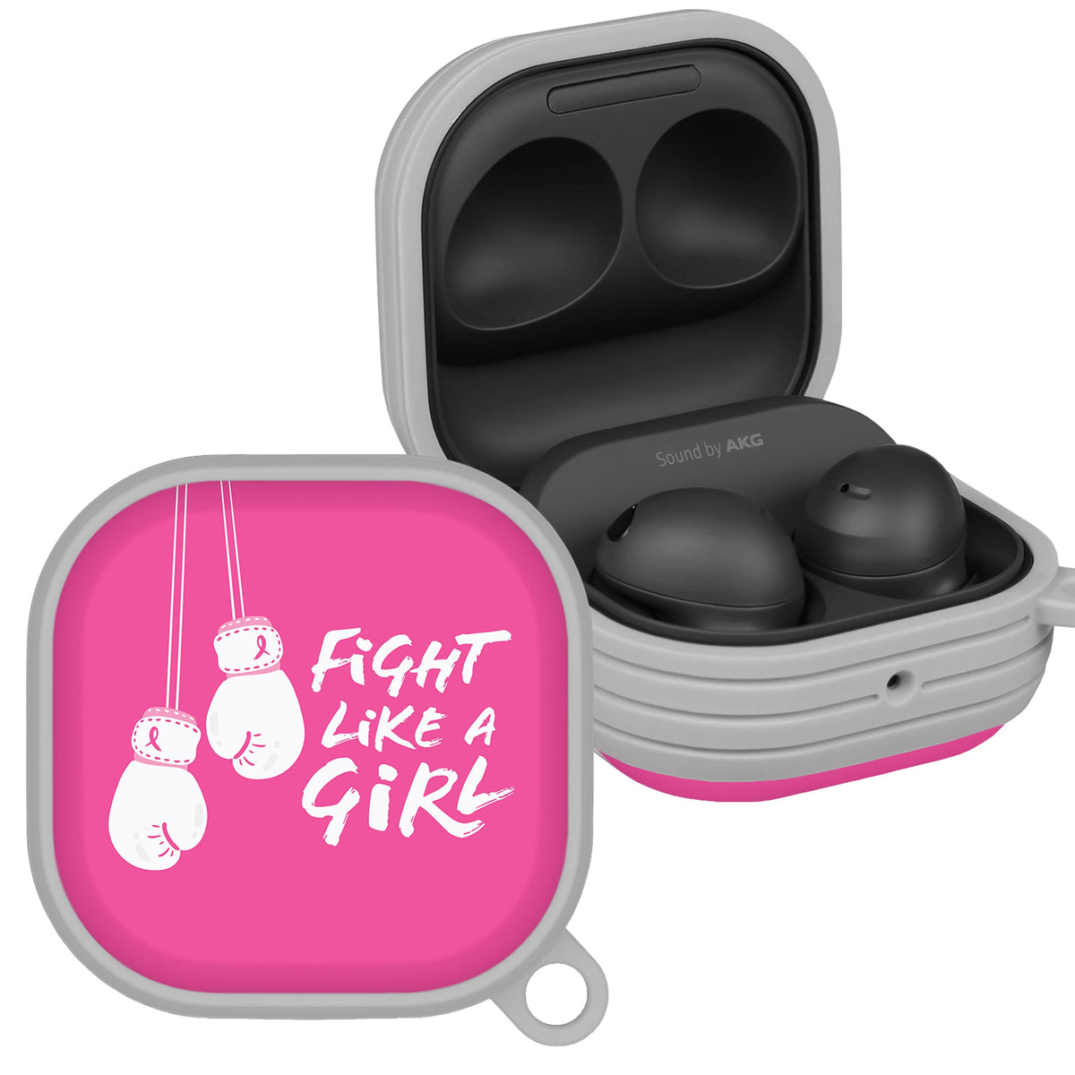 Breast Cancer Awareness HDX Samsung Galaxy Buds Pro & Buds Live Case Cover