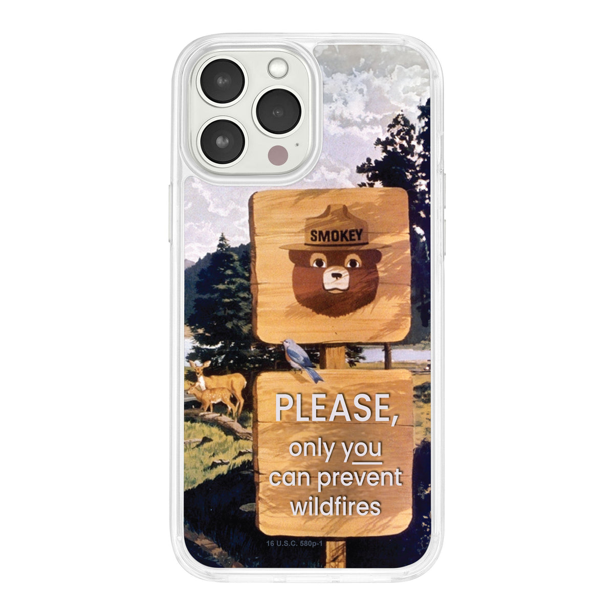 Smokey Bear Classic HD Apple iPhone 16 Mag-Safe Phone Case