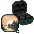 National Parks Isla Royale HDX Samsung Galaxy Buds Pro & Buds Live Case Cover - Arleathercraft Isla Royale