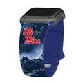 Mississippi Ole Miss Realtree HD Apple Watch Band - Arleathercraft 38/40/41mm(42mm Series 10) / Long