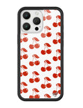 American Cherries iPhone Case - Arleathercraft iPhone 16 Pro Max
