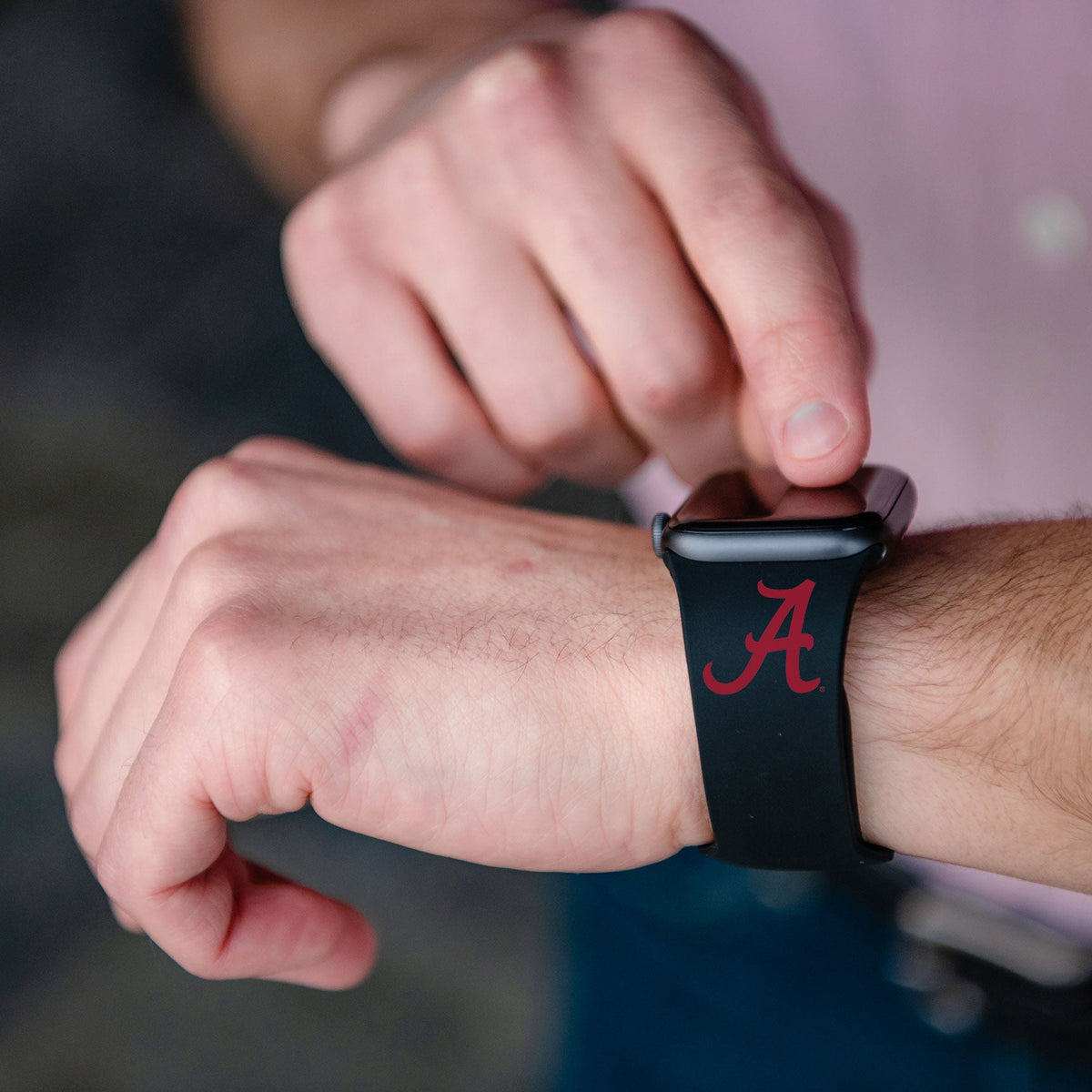 Alabama Crimson Tide Apple Watch Band