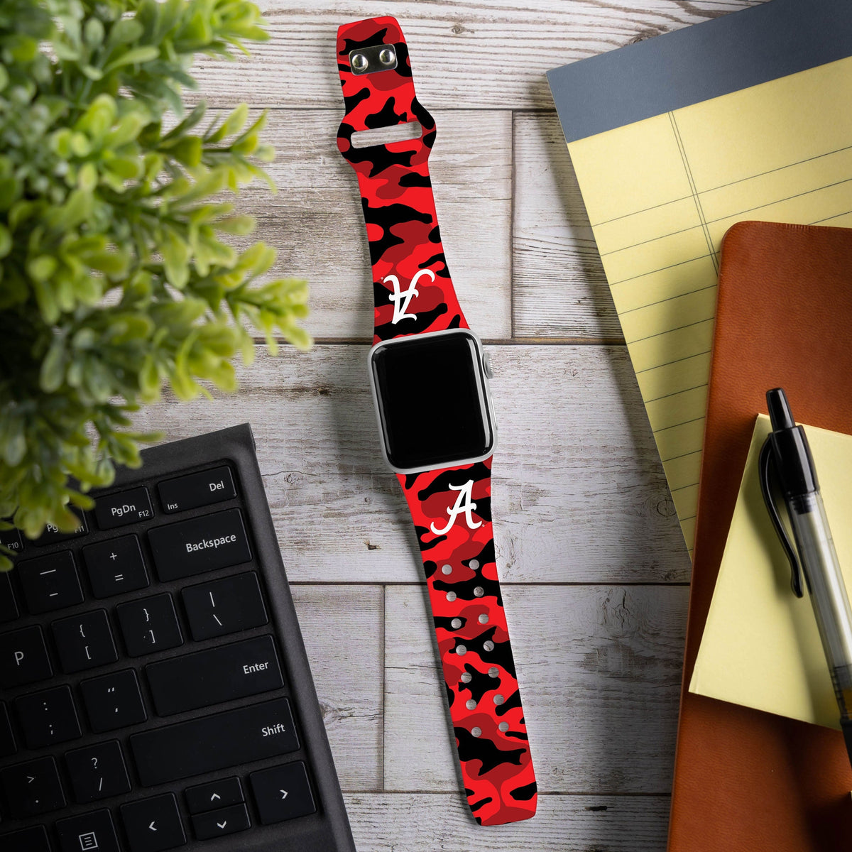 Alabama Crimson Tide HD Apple Watch Band