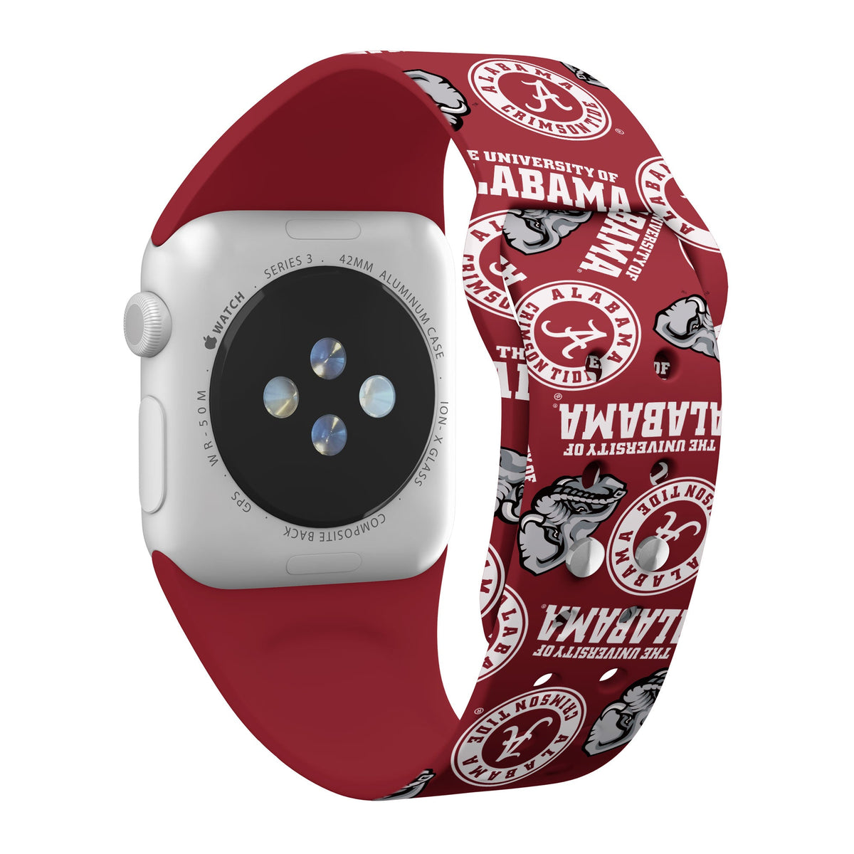 Alabama Crimson Tide HD Apple Watch Band