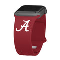 Alabama Crimson Tide Apple Watch Band - Arleathercraft Crimson / 38/40/41mm(42mm Series 10)