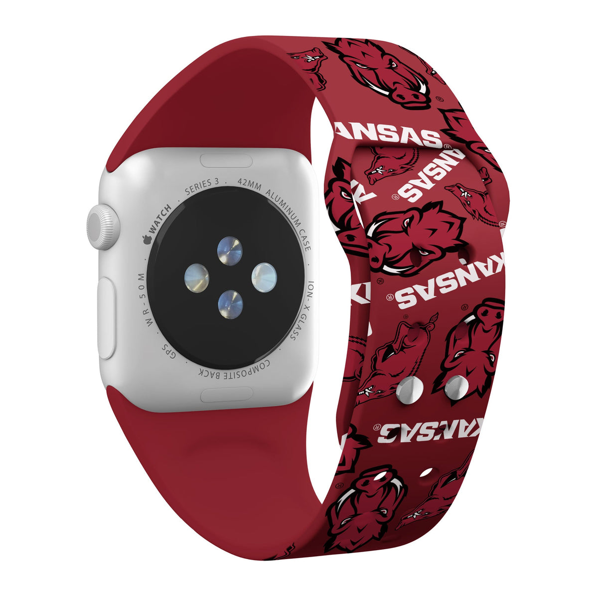Arkansas Razorbacks HD Apple Watch Band
