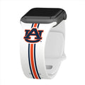 Auburn Tigers HD Apple Watch Band - Arleathercraft Stripes / 38/40/41mm(42mm Series 10) / Short