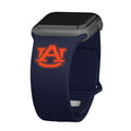 Auburn Tigers Silicone Apple Watch Band - Arleathercraft Navy / 38/40/41mm(42mm Series 10)