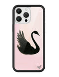 Black Swan iPhone Case - Arleathercraft iPhone 16 Pro Max