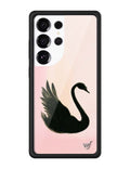 Black Swan Samsung Galaxy Case - Arleathercraft Galaxy S25 Ultra