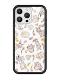 Bunnies in Bonnets iPhone Case - Arleathercraft iPhone 16 Pro Max