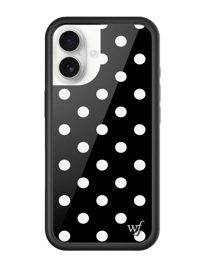 Polka Dot | Black and White iPhone Case