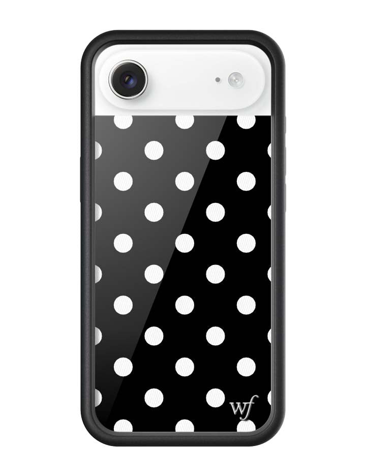 Polka Dot | Black and White iPhone Case