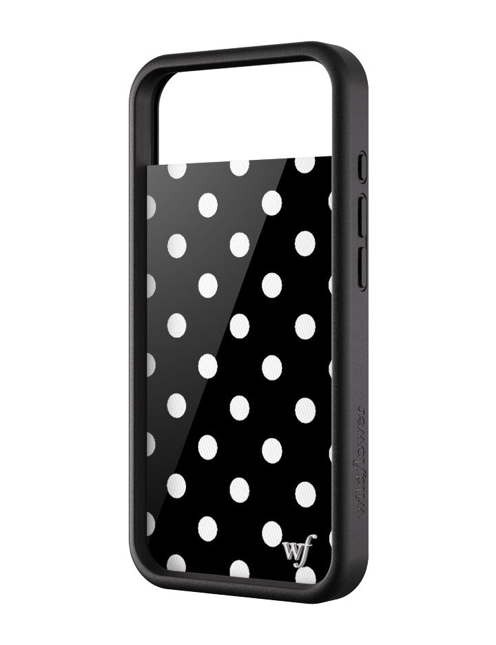 Polka Dot | Black and White iPhone Case