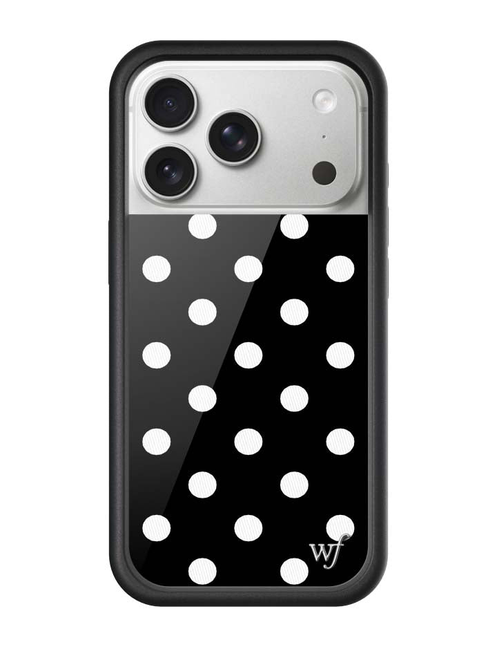 Polka Dot | Black and White iPhone Case