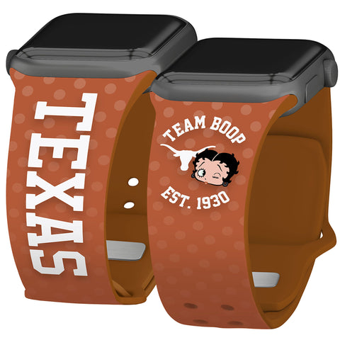Texas Longhorns X Betty Boop HD Apple Watch Band